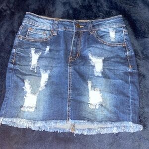 Denim skirt